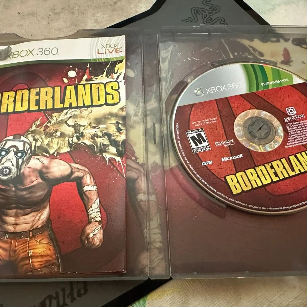 Borderlands (Microsoft Xbox 360, 2009) Complete CIB